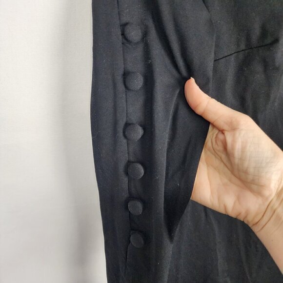 Cynthia Rowley Long Sleeved Bodycon Mini Dress Button Sleeve Detail XS - Picture 4 of 7